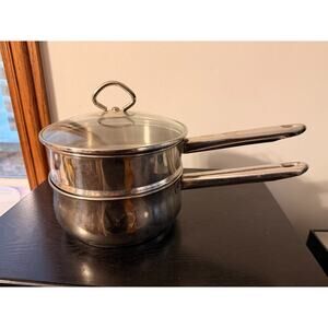 Well Equipped Kitchen Stainless Steel Double Boiler